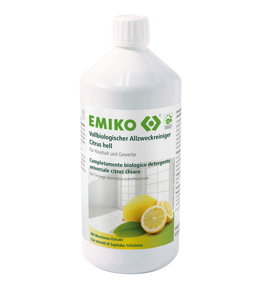 Detergente chiaro al citrus Emiko 1 lt