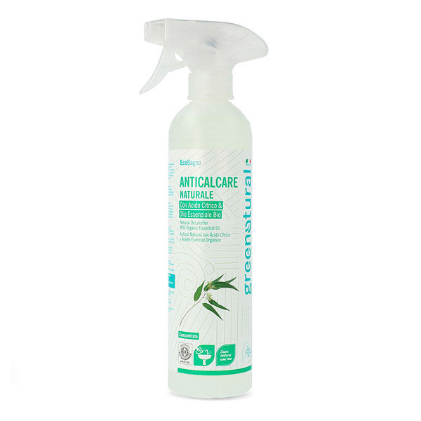 Anticalcare spray ecologico e biologico eucalipto 500 ml