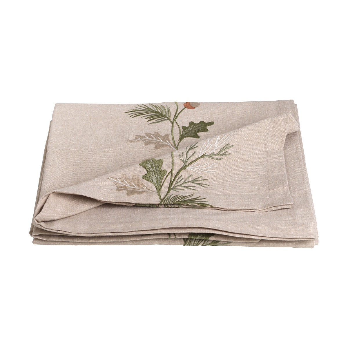 Tovaglia 100% cotone con ricamo140 x 180 cm - Autumn