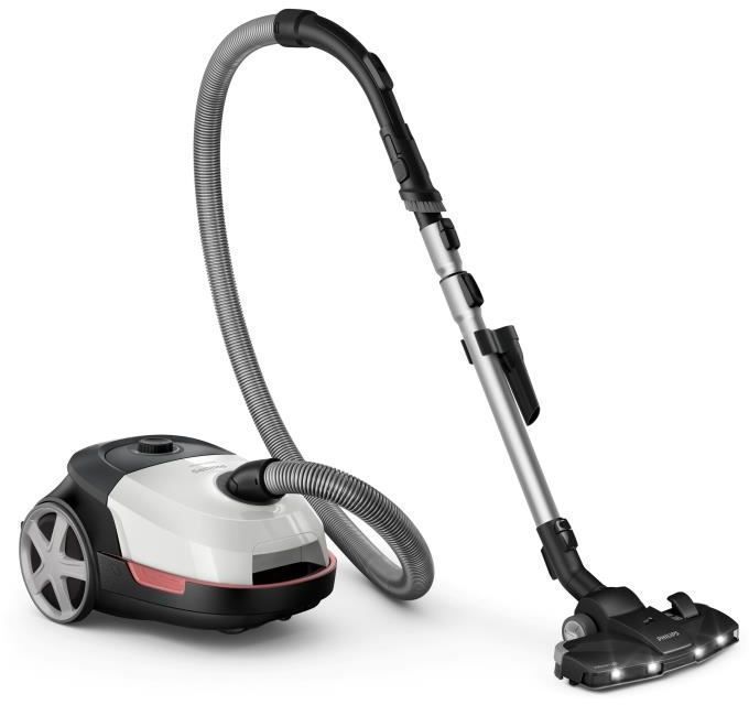 Aspirapolvere a traino con sacco - PHILIPS XD6122/12 - 900 W - 4 L - Bianco polare