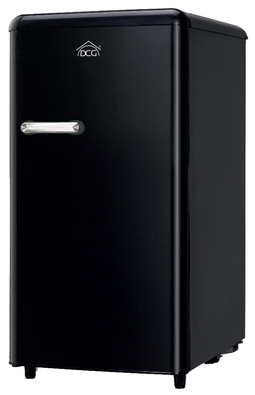 DCG FRIGO MONOPORTA LINEA RETRO' 100LT E NERO MF100B