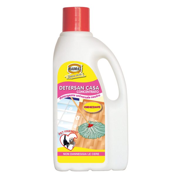Detergente neutro per pavimenti Detersan Casa 1 litro Madras