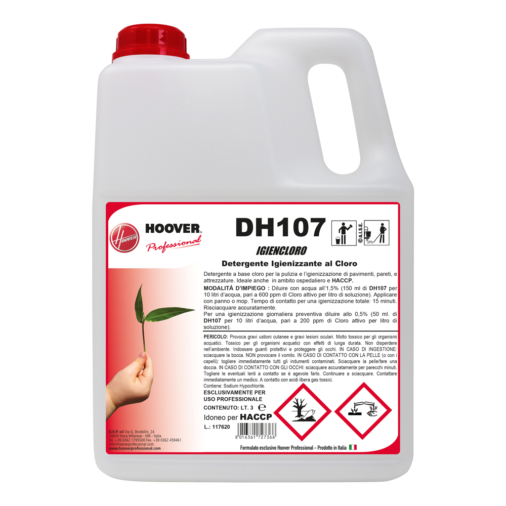 DH107 Igiencloro Detergente igienizzante