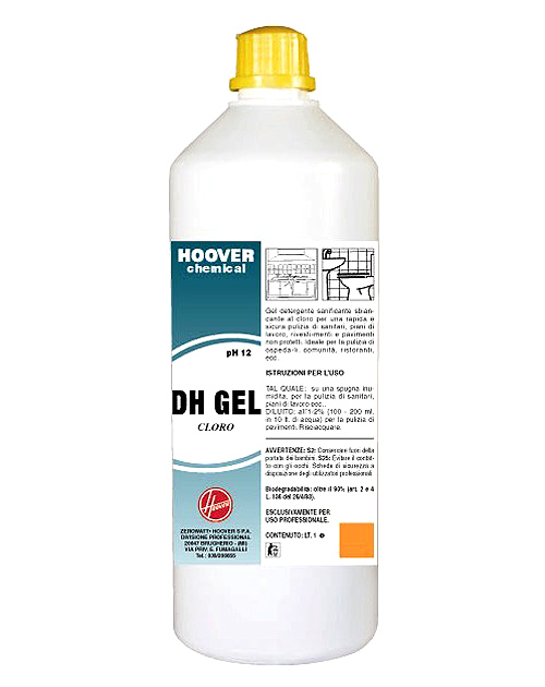 DH Gel Cloro Detergente sanificante profumato