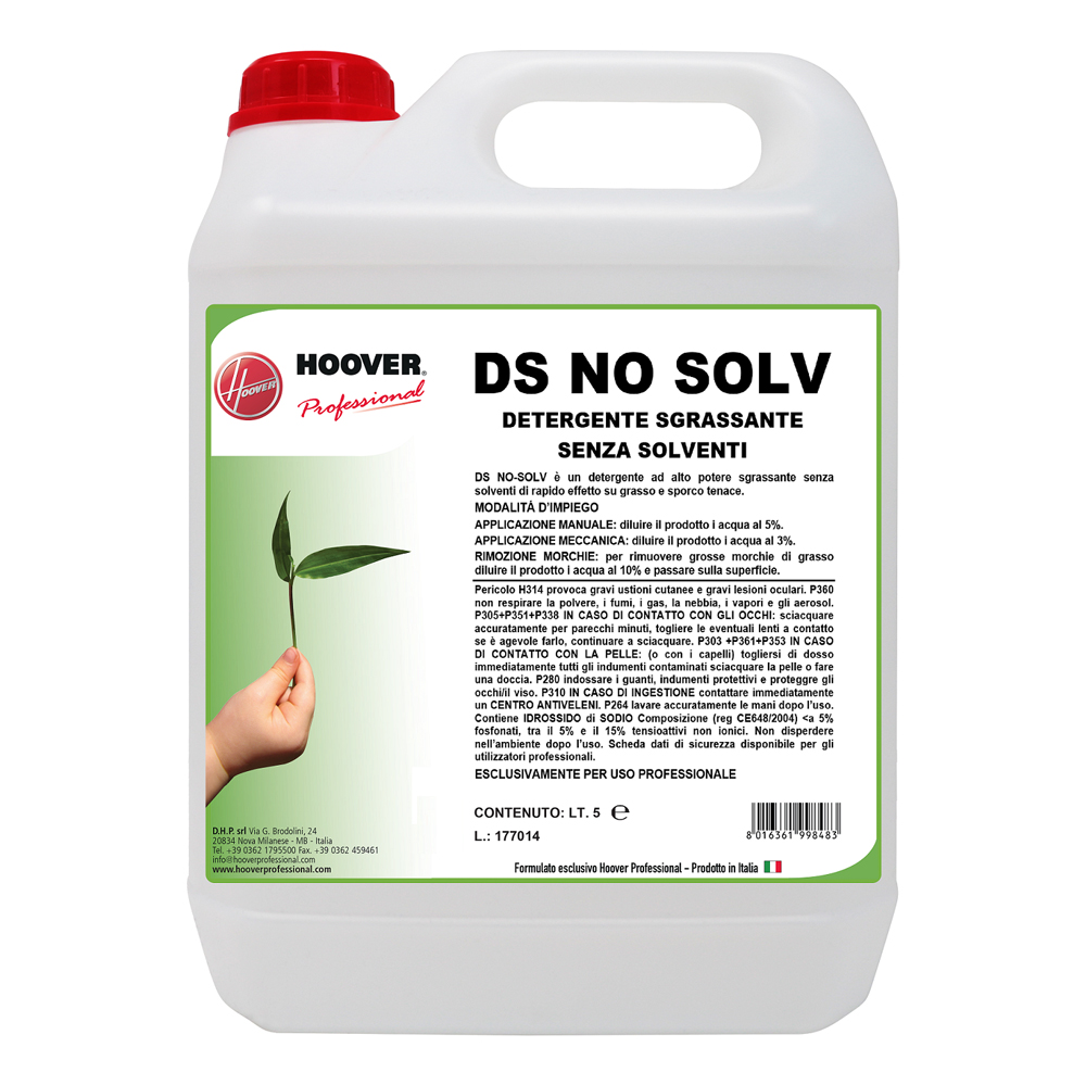 DS No-Solv Detergente sgrassante senza solventi