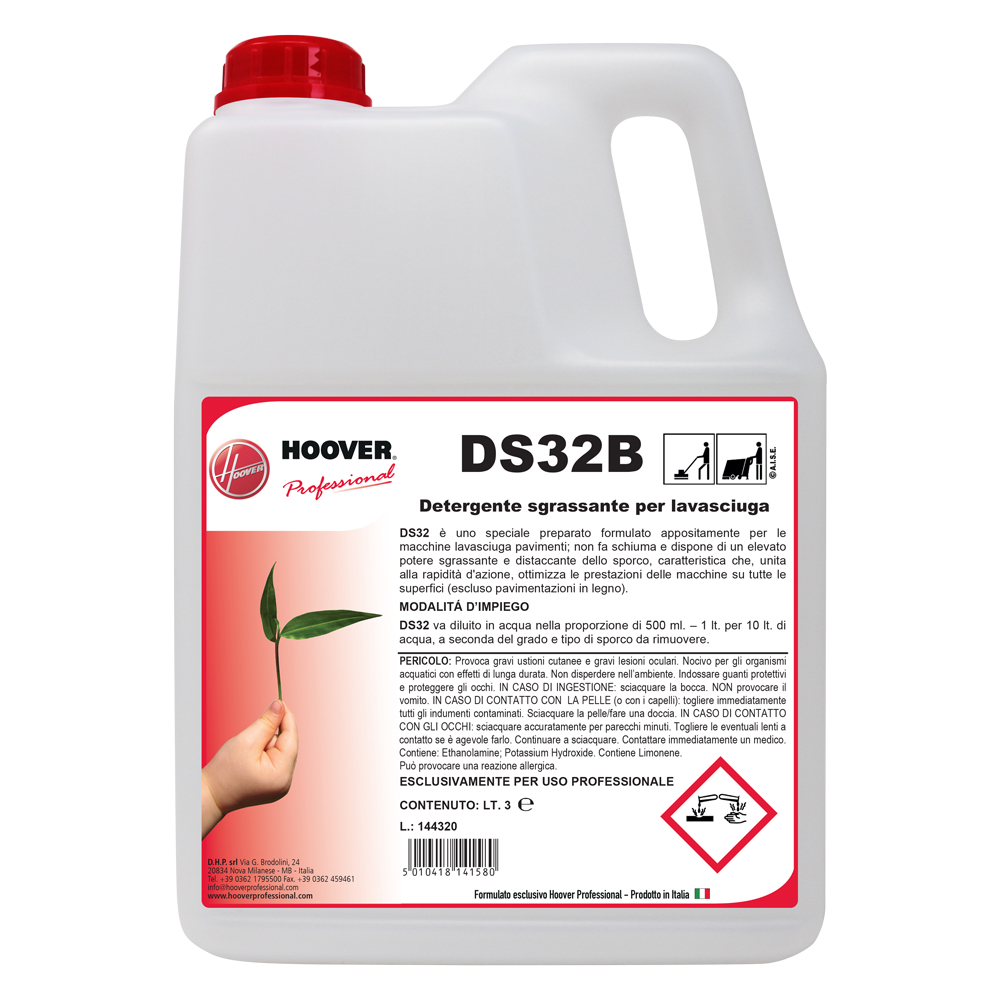 DS32B Detergente sgrassante per lavasciuga