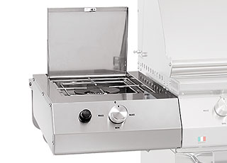 Fornello Dual per barbecue a gas Fry Top e Sun grill