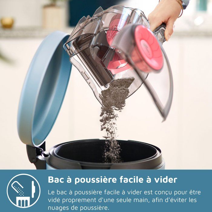 Philips XB2122/09 Sicurezza senza serie Serie 2000 - 850W - PoweryClone 4 - 77db - bianco e blu