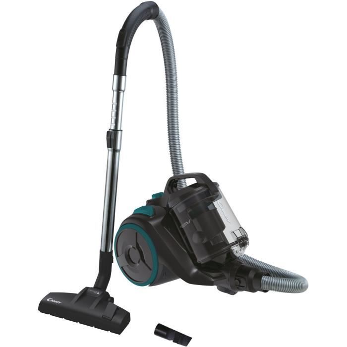 Aspirapolvere senza sacchetto - CANDY CAF34HM - 800 W - Cassetta 2,5 L - 79 dBA - Filtro HEPA 13 lavabile