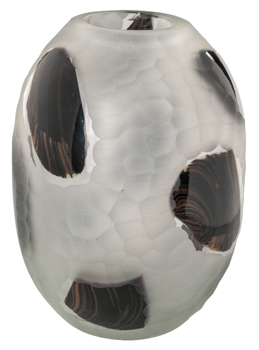 Vaso in vetro Maculato ø 14,5 x h 20 cm - Shell