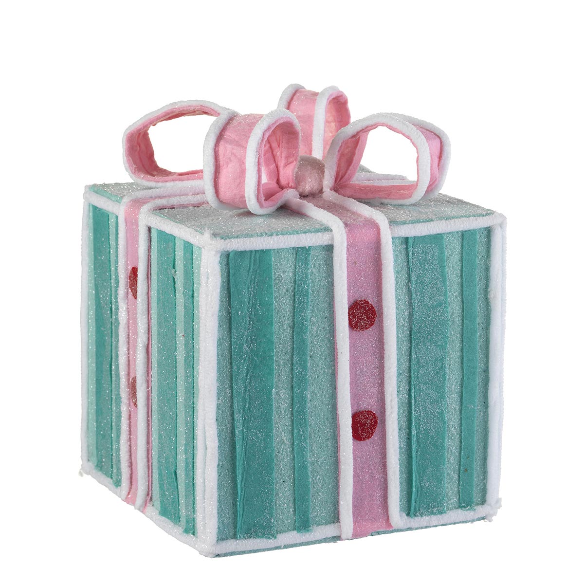 Pacco regalo in poliresina 21 x 22 x h 28 cm - Decor
