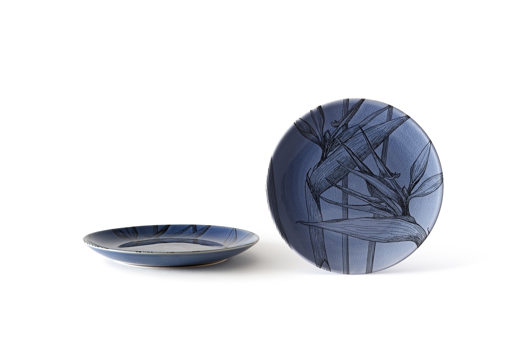 Piatto frutta stoneware confezione 4 pz Ø 21 x h 2,5 cm - Flora