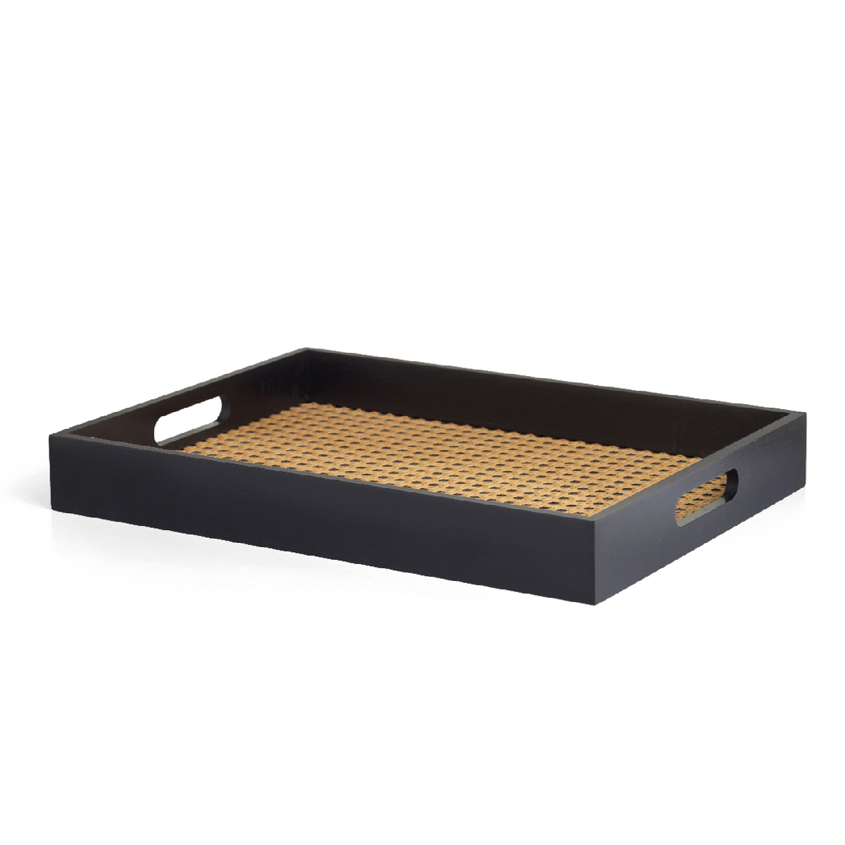 Vassoio Rattan Alto