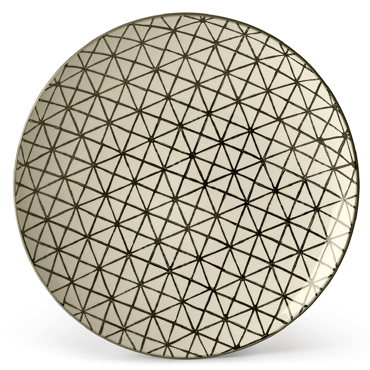 Piatto frutta - confezione 4 pz Ø 20,5 x h 2,5 cm - Geometrie