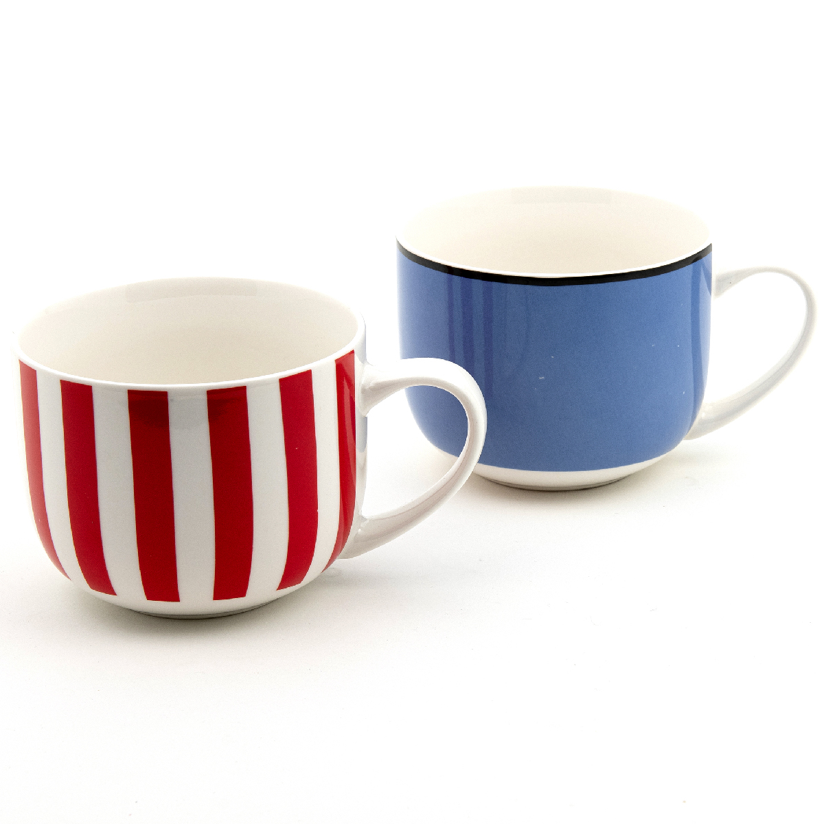 Set 2 tazze jumbo new bone china - 470 ml - Etna