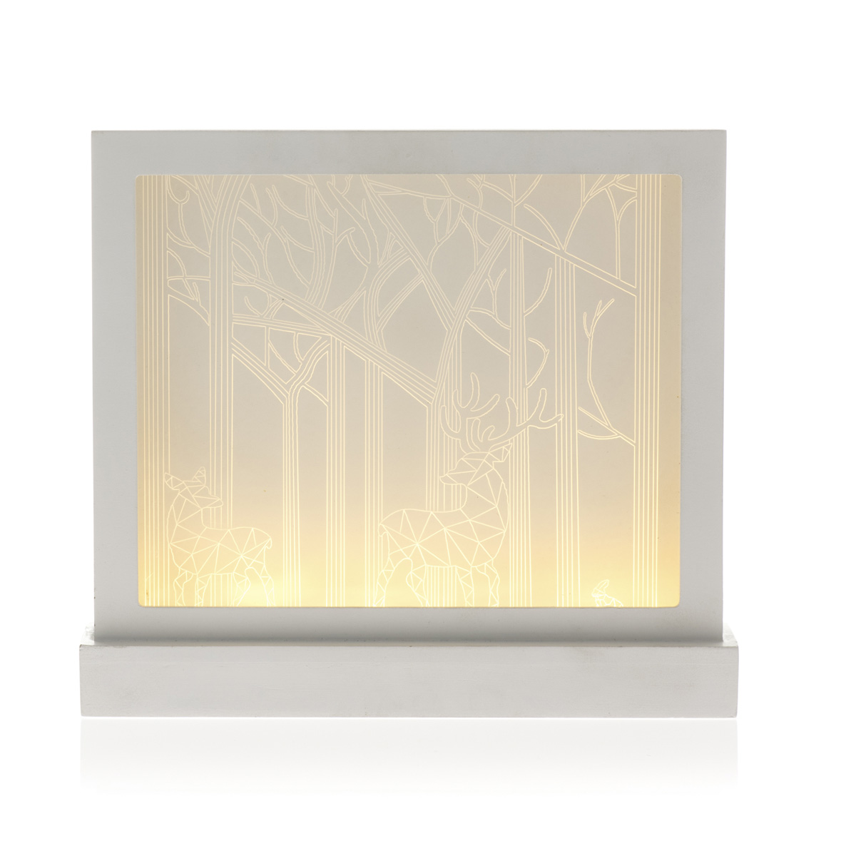 Quadro Alce 3D con led 25 x h 22 cm - Decor
