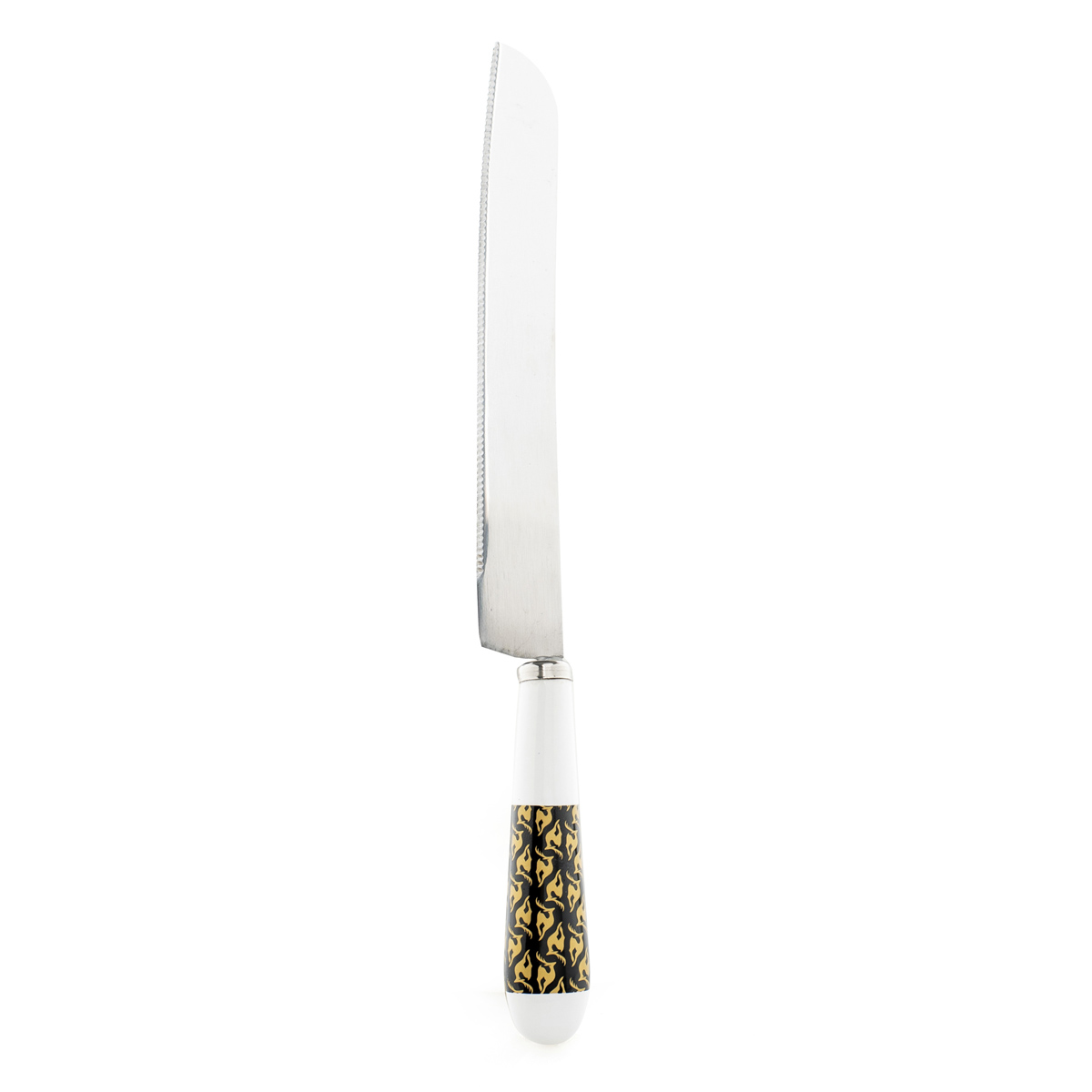 Coltello panettone porcellana/acciaio - Ortisei
