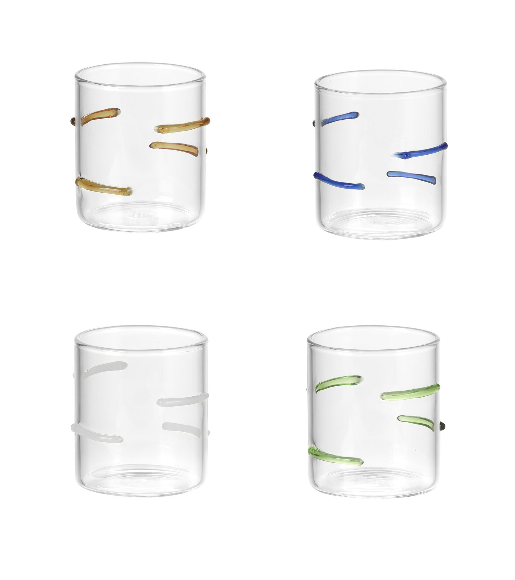Set 4 liquorini Ø 5,6 x h 5,5 cm - Lignes