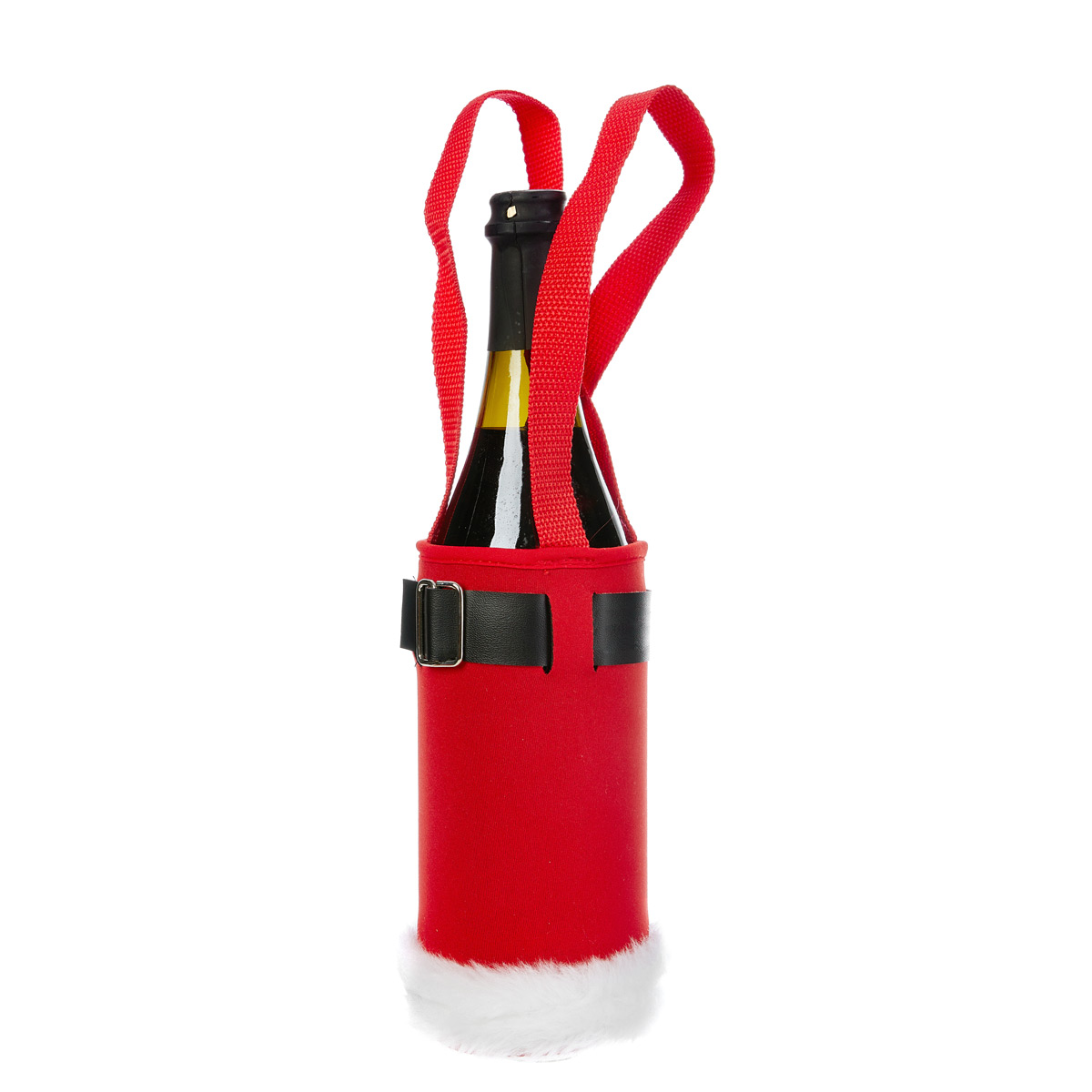 Porta bottiglia in neoprene h 18 cm - Evergreen