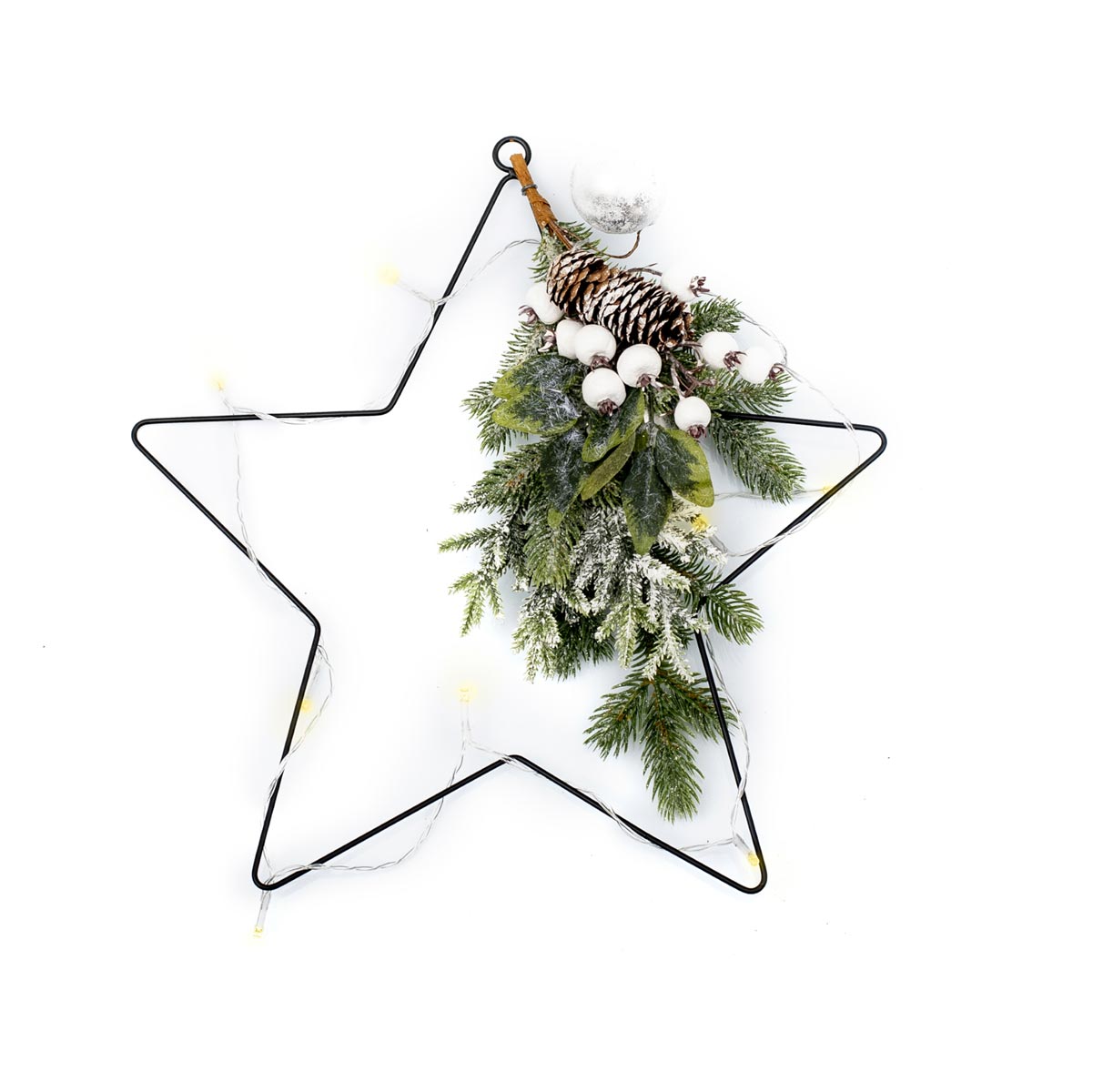 Decorazione in metallo con LED • Ø 40 cm - Decor
