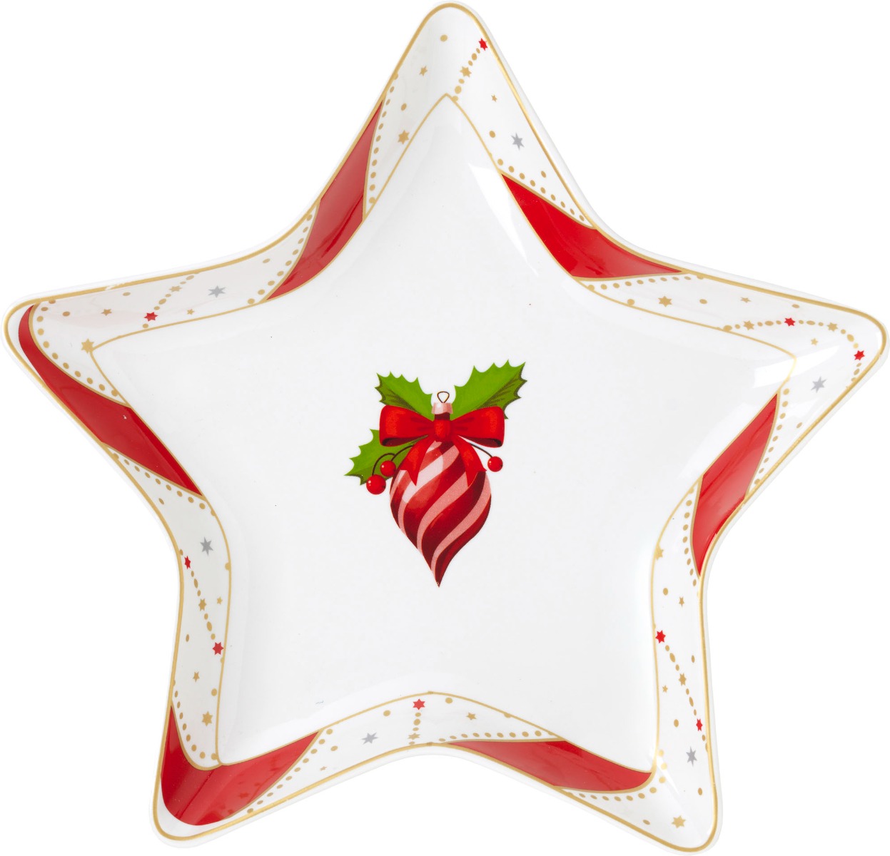 Piatto a servire 23 x 23 cm - Candy Canes