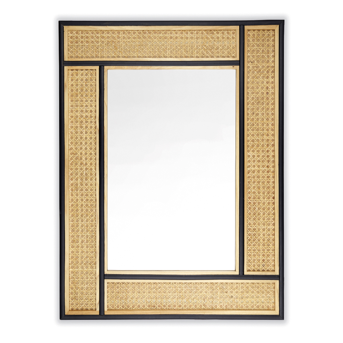 Specchio C/Cornice - Rattan