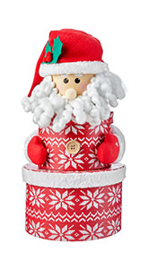 Set 3 scatole multiuso cartone/poliestere - Decor