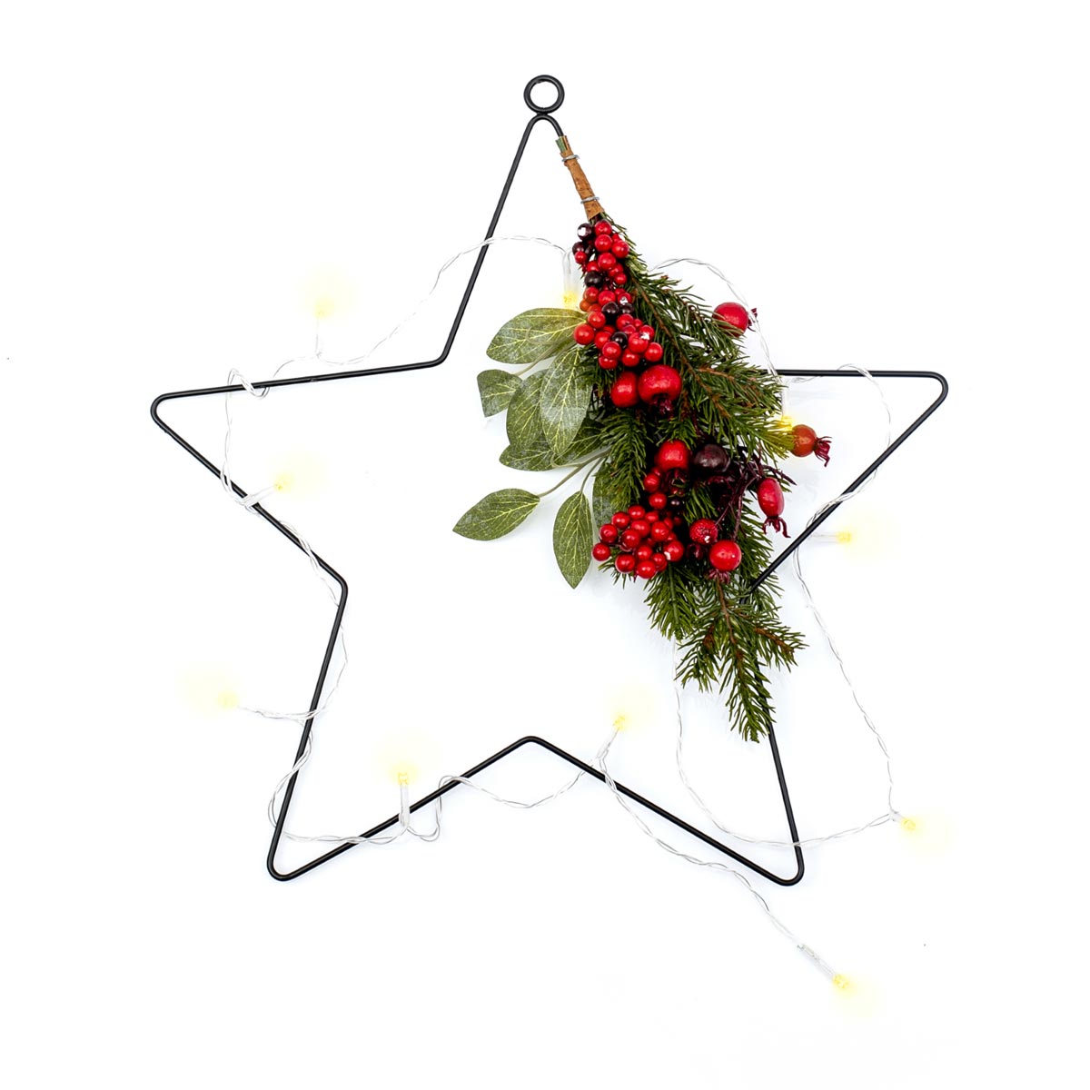 Decorazione in metallo con LED • Ø 40 cm - Decor