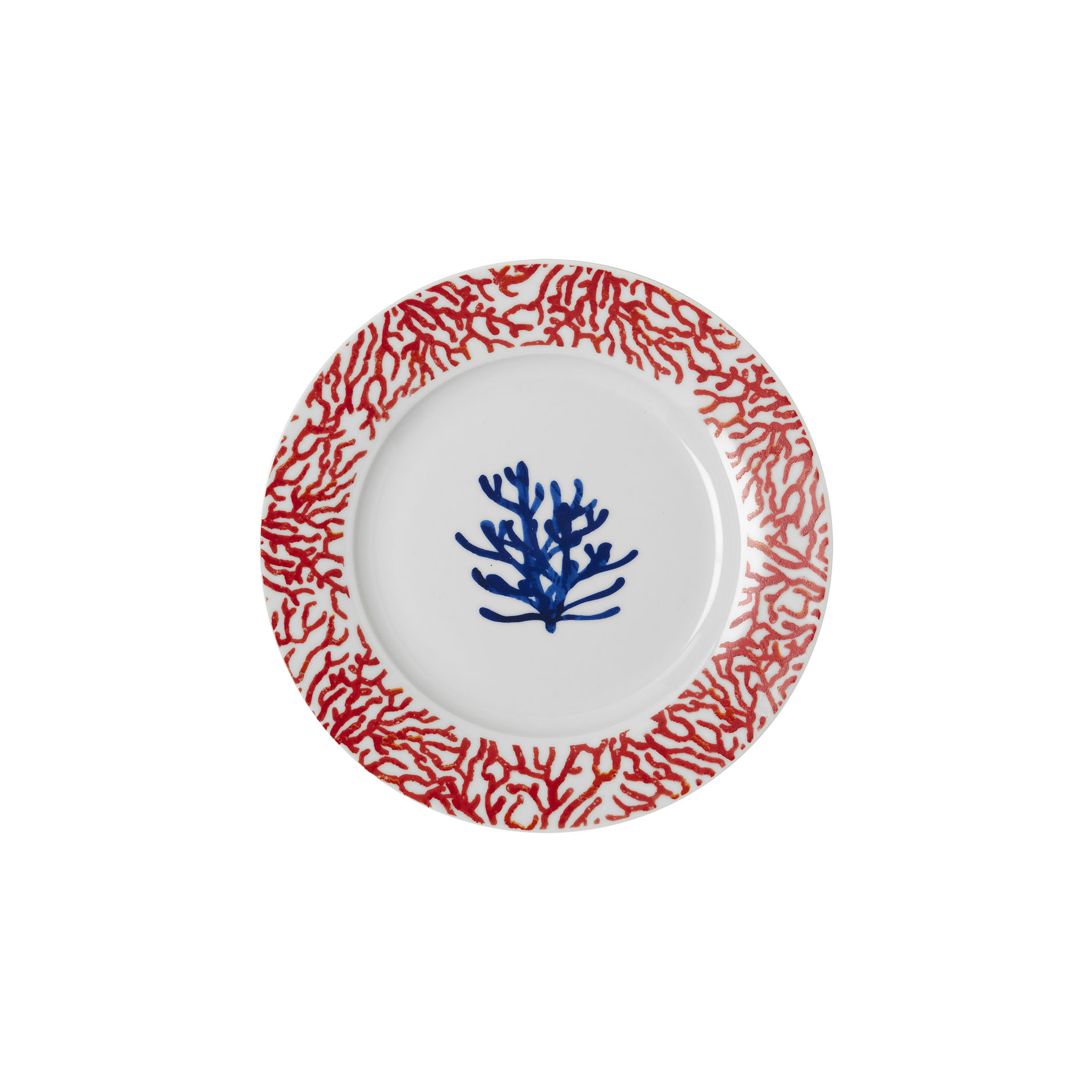 Servizio tavola porcellana 18 pz (6 piatti piani, 6 piatti fondi, 6 piatti frutta) Ø 27 cm, Ø 22 cm, Ø 19 cm - Marina