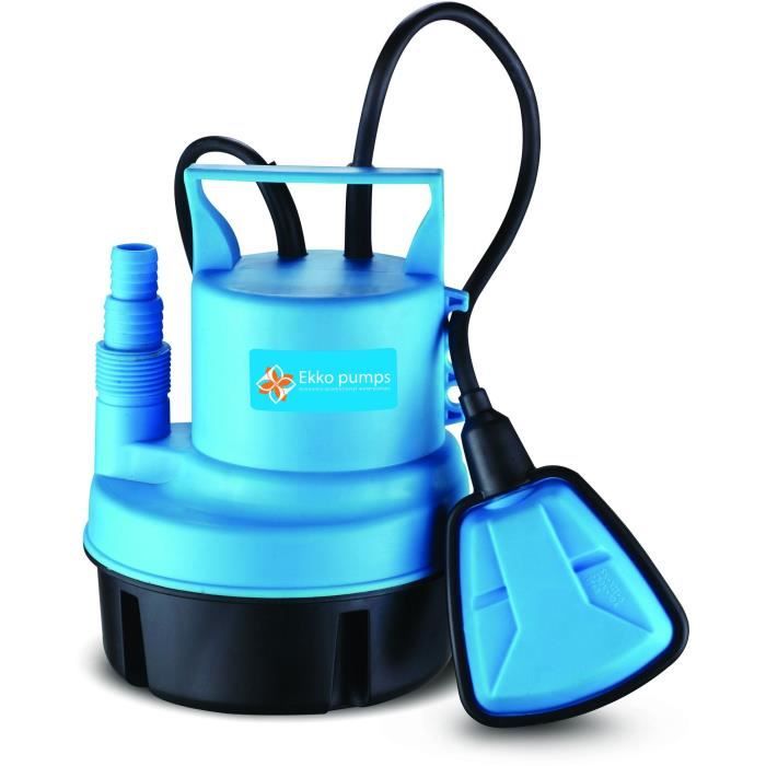Pompa di scarico per cantina - EKKO PUMPS - PAC82 - Per acque chiare - 200 W - Dotata di galleggiante