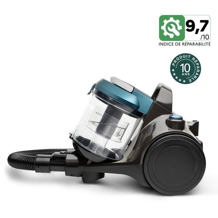 Aspirapolvere senza sacco HKoeNIG - Tripla A - Filtro HEPA 12 - 2,5 L - Nero