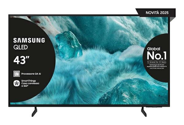 SAMSUNG TV 43" QLED ULTRA HD 4KSMART DVB/T2/S2 QE43Q7FA