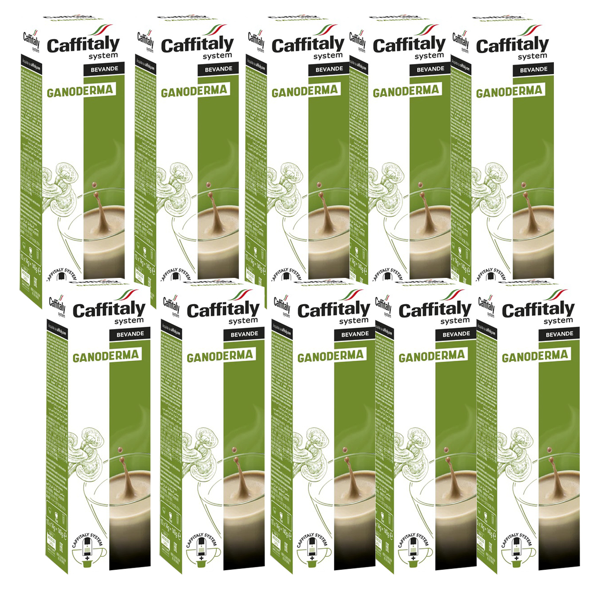 100 Capsule Caffitaly System E'Caffe' Caffè Verde