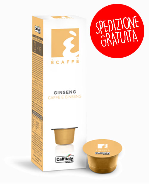 100 Capsule Caffitaly System E'Caffe' Ginseng