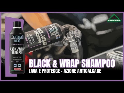 Video Shampoo auto 2in1 Black e Wrap 500 ml - Maniac Line