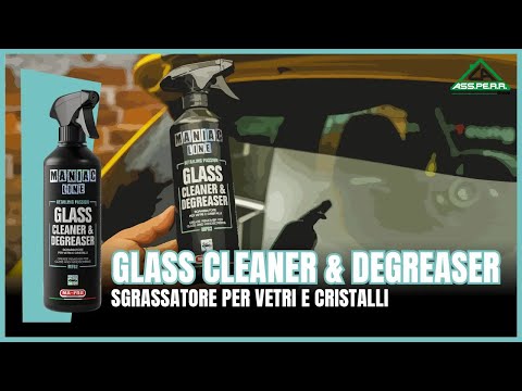 Video Sgrassatore per vetri e cristalli auto 500 ml - Maniac Line
