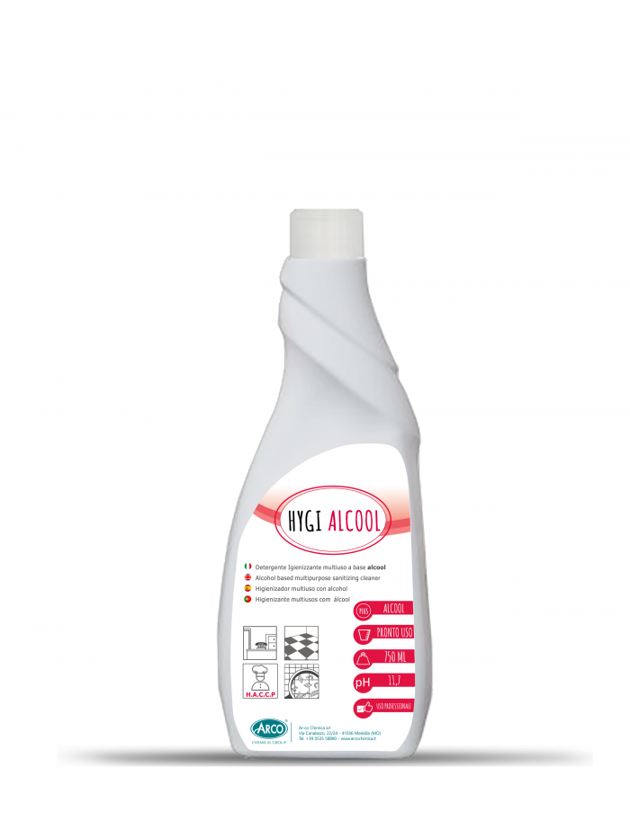 Detergente igienizzante Hygi Alcool 750 ml