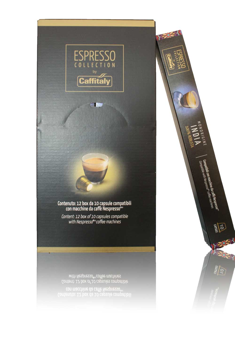 Confezioni 120 capsule Collection India compatibili con Nespresso