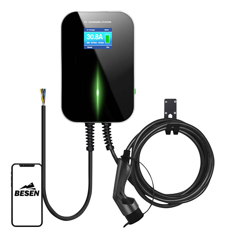 Caricabatterie da muro Besen BS20 22kW per auto elettriche con APP