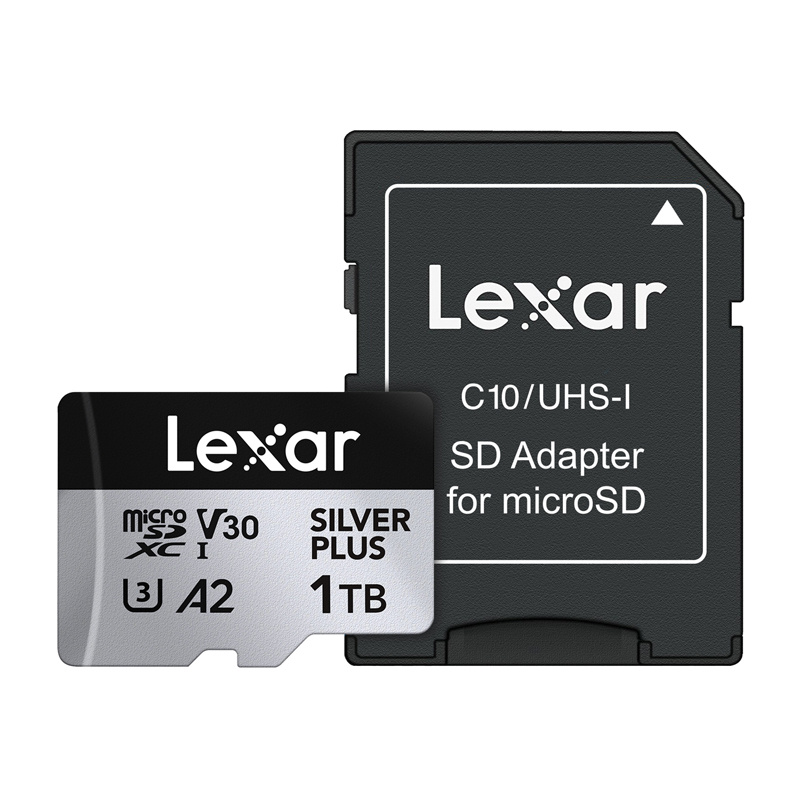 Scheda di memoria Lexar High-Performance Silver Plus microSDXC 1TB + adattatore