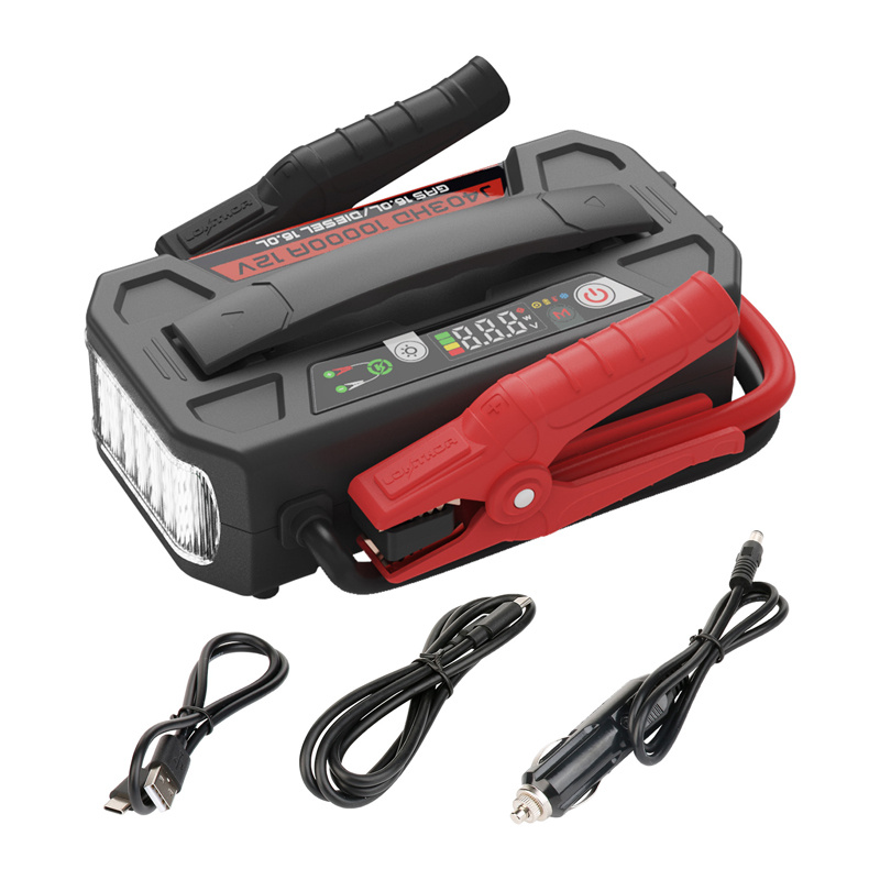 LOKITHOR J403HD Avviatore di Emergenza, 229,4Wh, 10.000 A - Batteria Portatile ad Alta Potenza per Auto