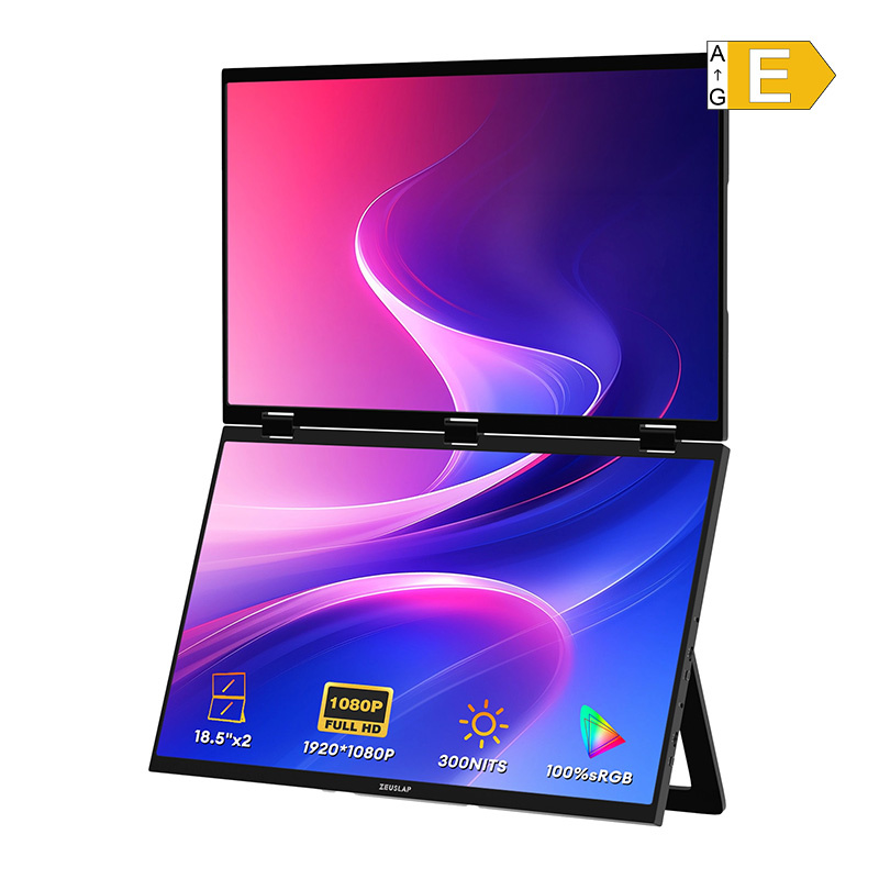 ZEUSLAP Z18W Monitor Portatile Doppio 18"