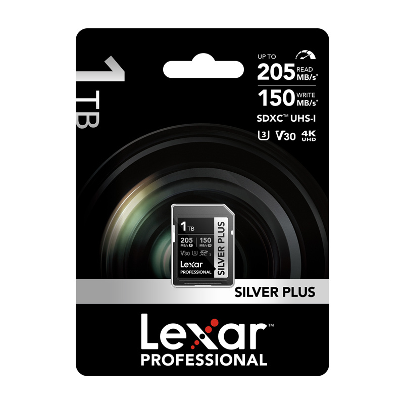 Scheda di memoria Lexar Professional SILVER PLUS SDXC da 1TB