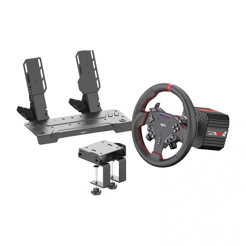 PXN V900 Volante da Gioco EU Set con Pedali e Leva del Cambio