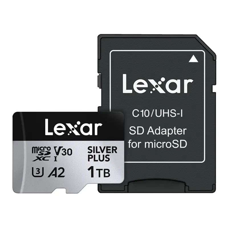 Scheda di memoria Lexar High-Performance Silver Plus microSDXC 1TB + adattatore