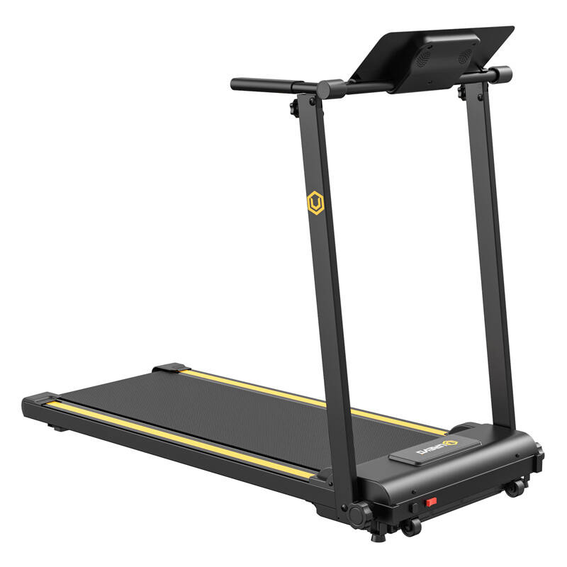 Trattorino Elettrico Pieghevole UREVO Foldi Mini (Nero e Arancione) - Ideale per Home Fitness