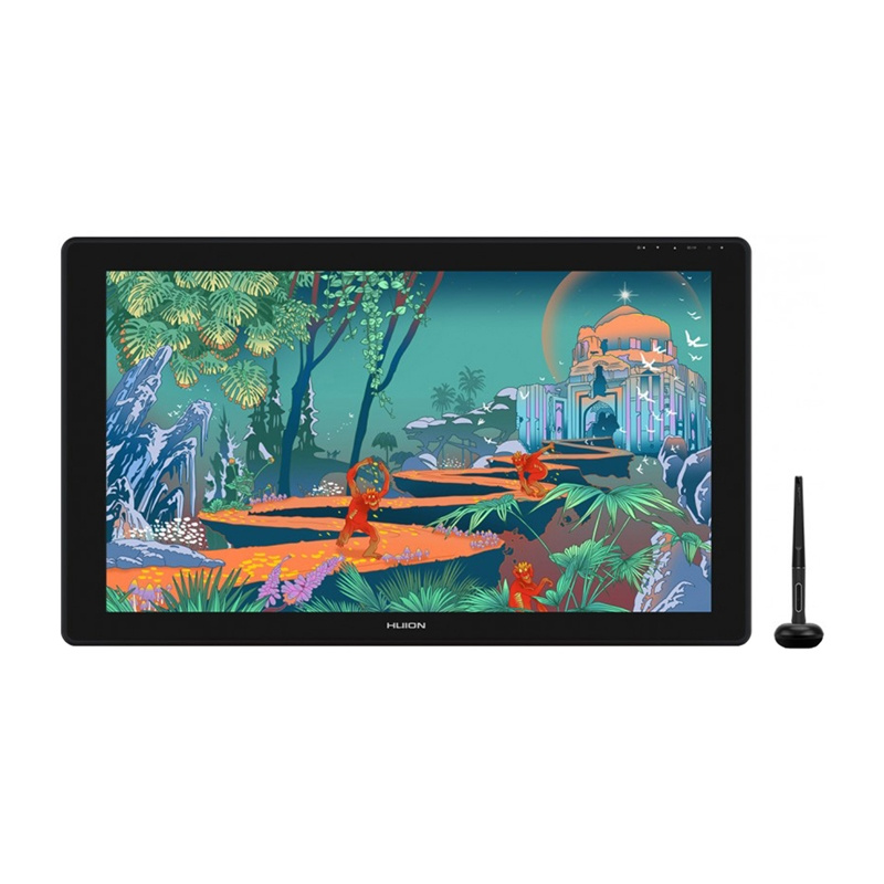 Huion Kamvas Pro 22 (2019) - Tavoletta Grafica 21,5 pollici, Display Pen Tablet 8192 Livelli di Pressione, Batteria-Free Pen, 16 Gesti Personalizzabili, Compatibile con Windows/Mac