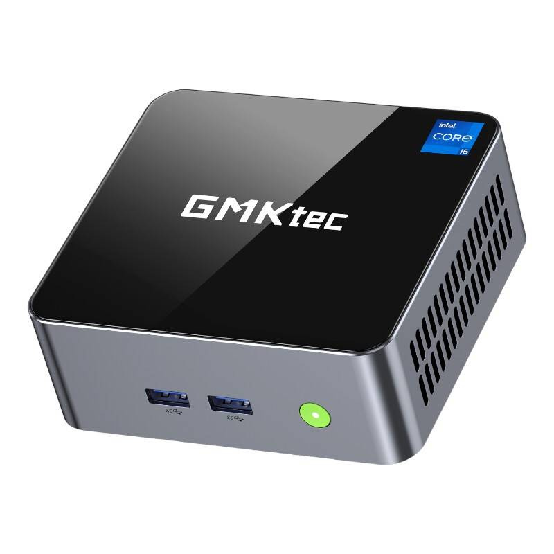 MINI PC GMKtec M3 Intel i5-12450H 32GB RAM + 1TB SSD Nero