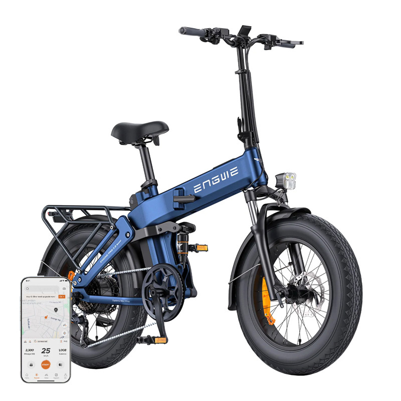 Bicicletta Elettrica ENGWE PRO 3.0 BOOST 250W 20" (Blu) - Potente e Versatile per l'Outdoor
