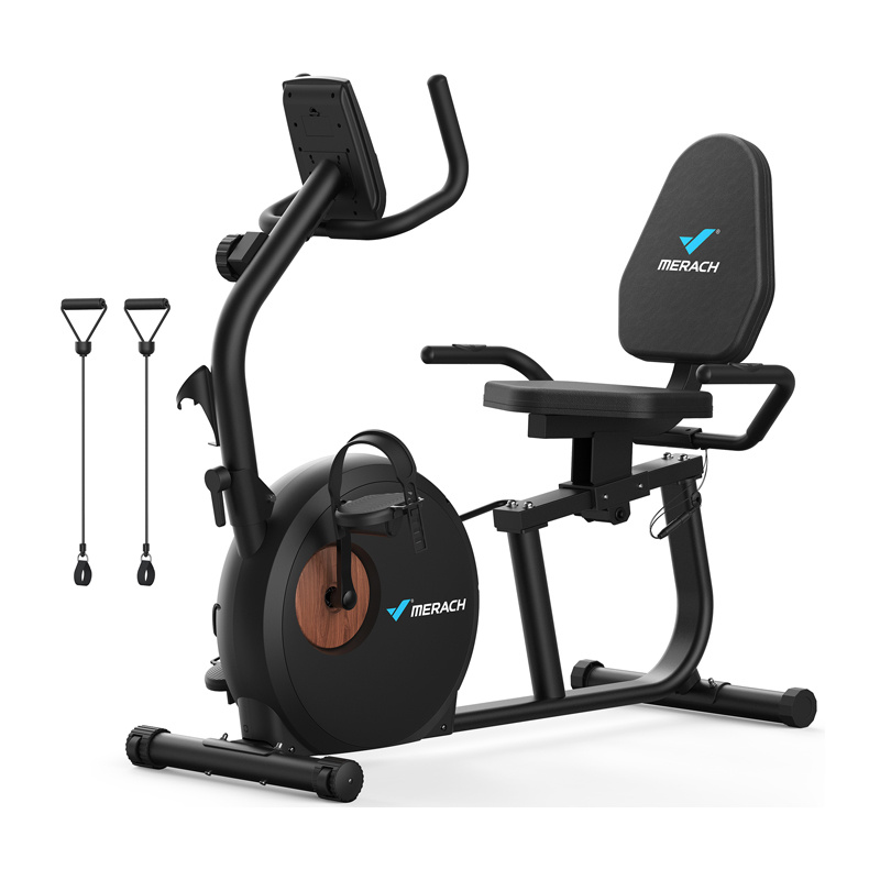 Cyclette reclinata MERACH MR-S23B1-EU (Nero) - La tua scelta ideale per l'allenamento domestico